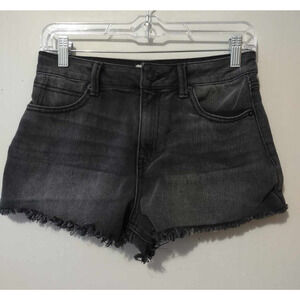Happily Grey | Black Distressed Cut Off Shorts Size 5